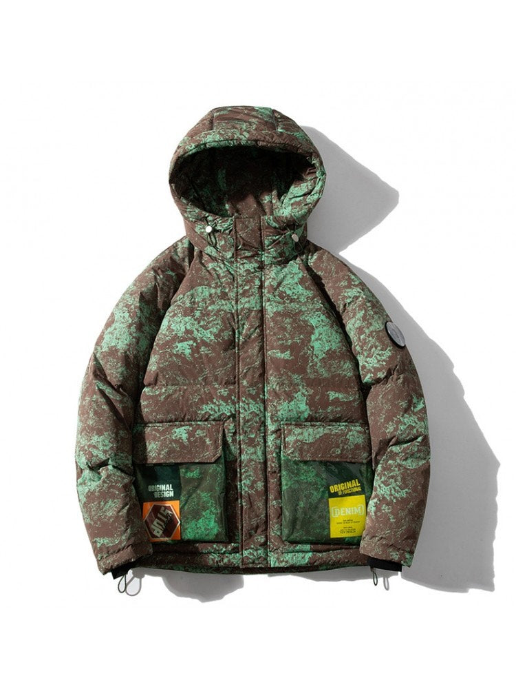 Camo Hooded Coat