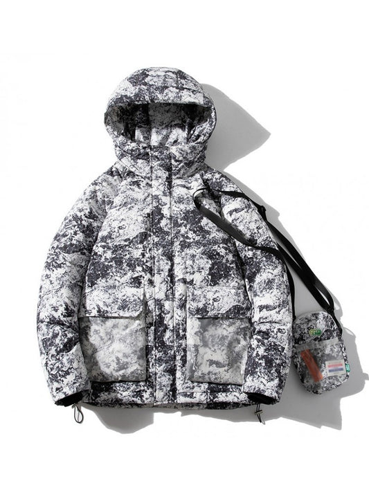 Camo Hooded Coat