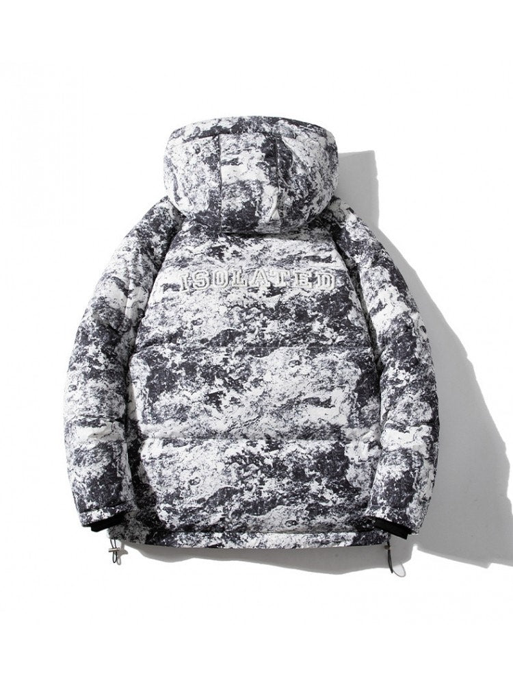 Camo Hooded Coat